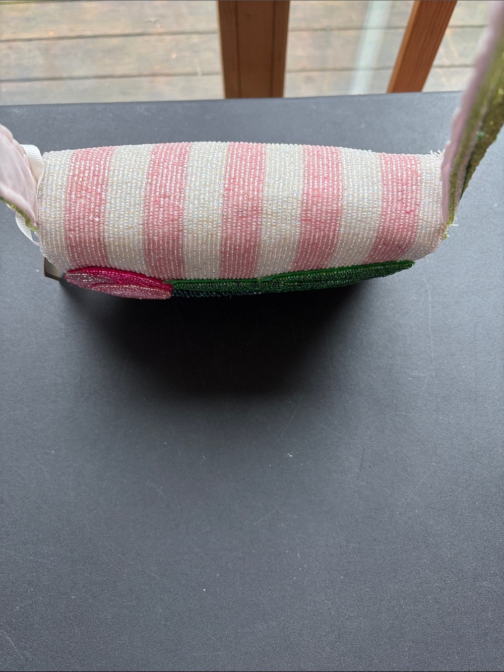 Handmade in India Beaded Pink Tulip Shoulder Bag - Picture 8 of 14